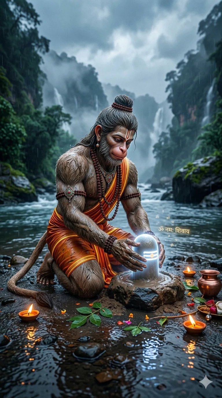 Cinematic AI artwork featuring divine energy, sacred symbols, and devotional craftsmanship.