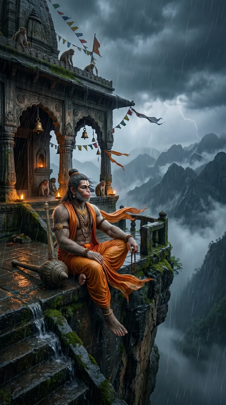 Hanuman Divine Journey AI Art Prompts
