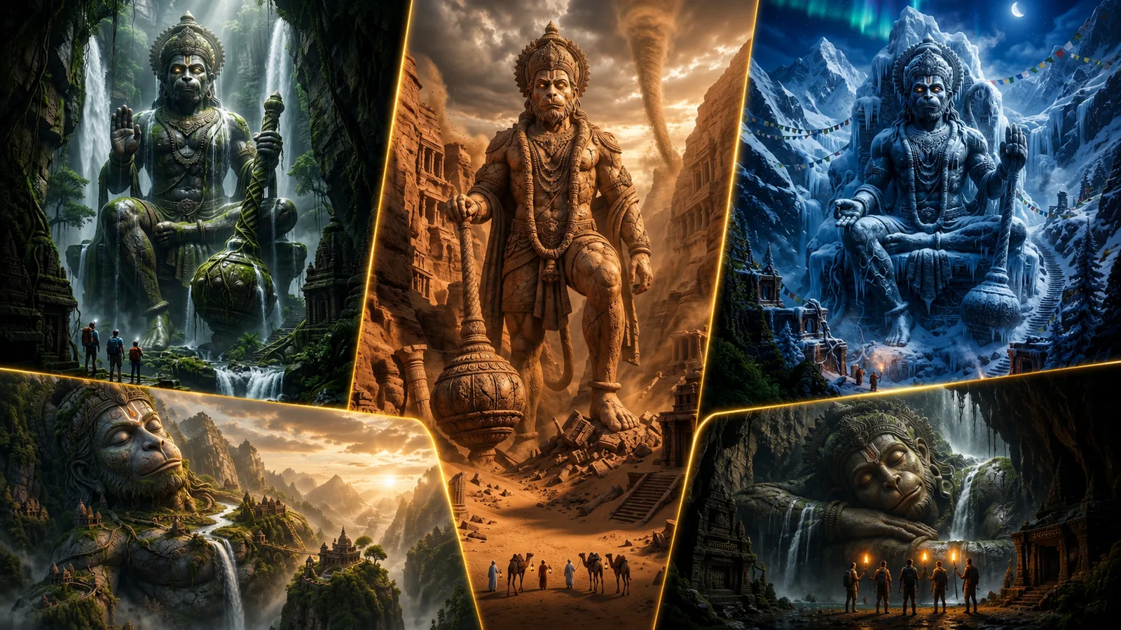 Hanuman Colossus Prompts