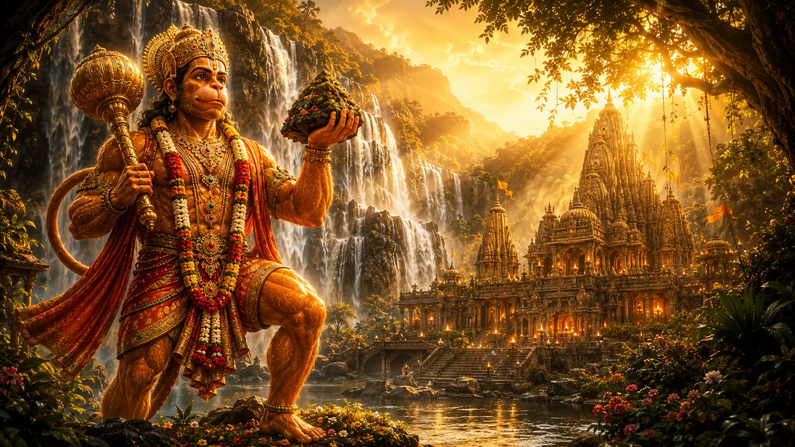 Hanuman Spiritual Artwork