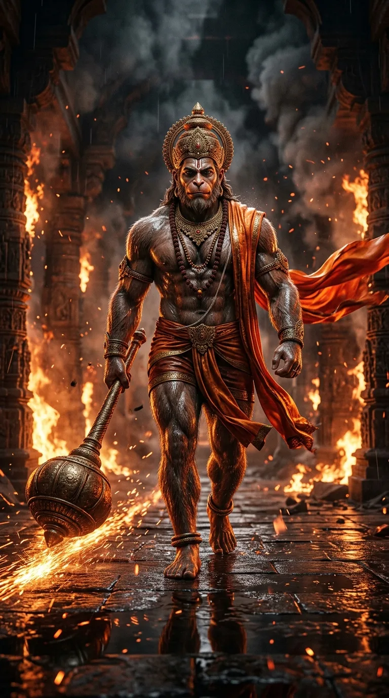 Cinematic Hanuman AI Art Prompts