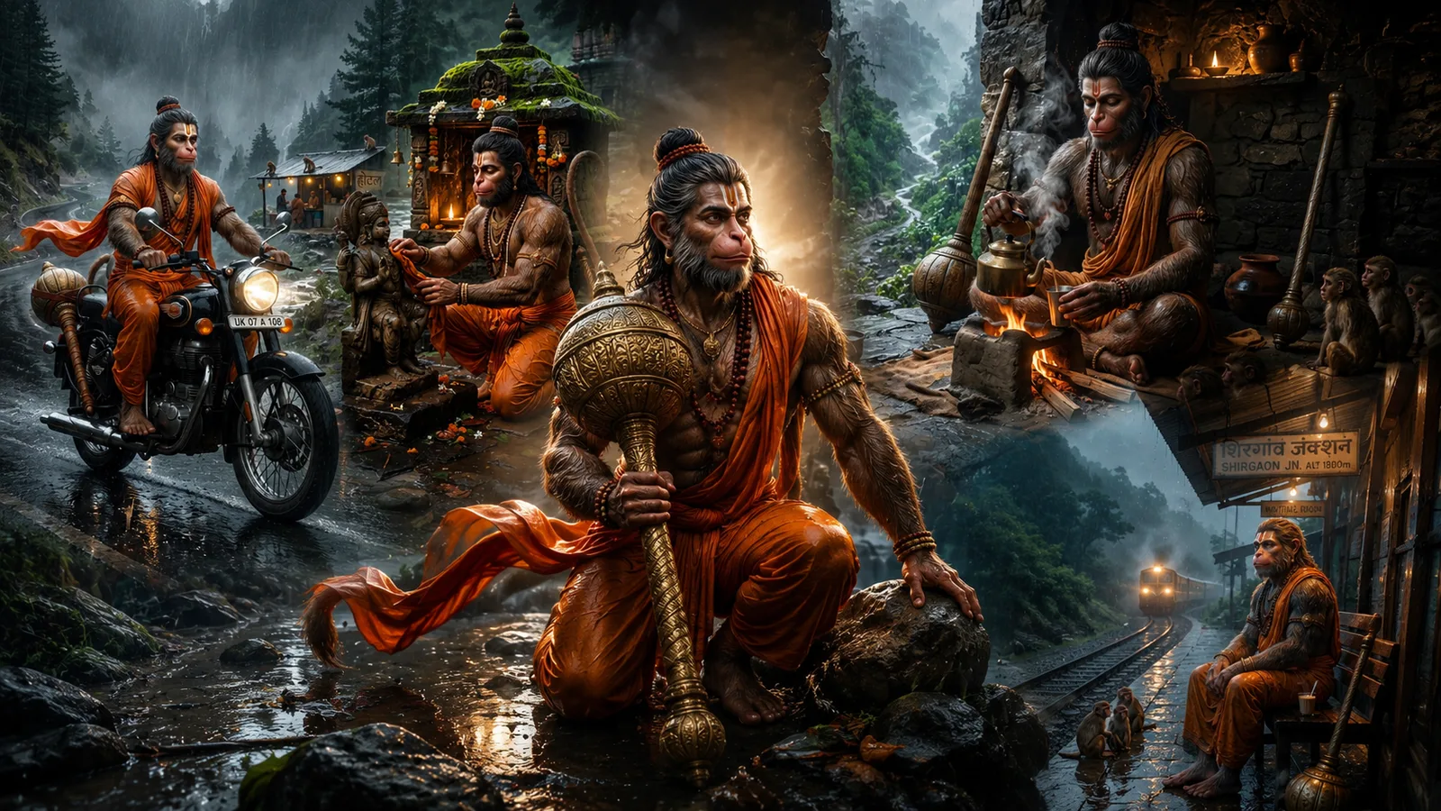 Hanuman Collection Monsoon Prompts