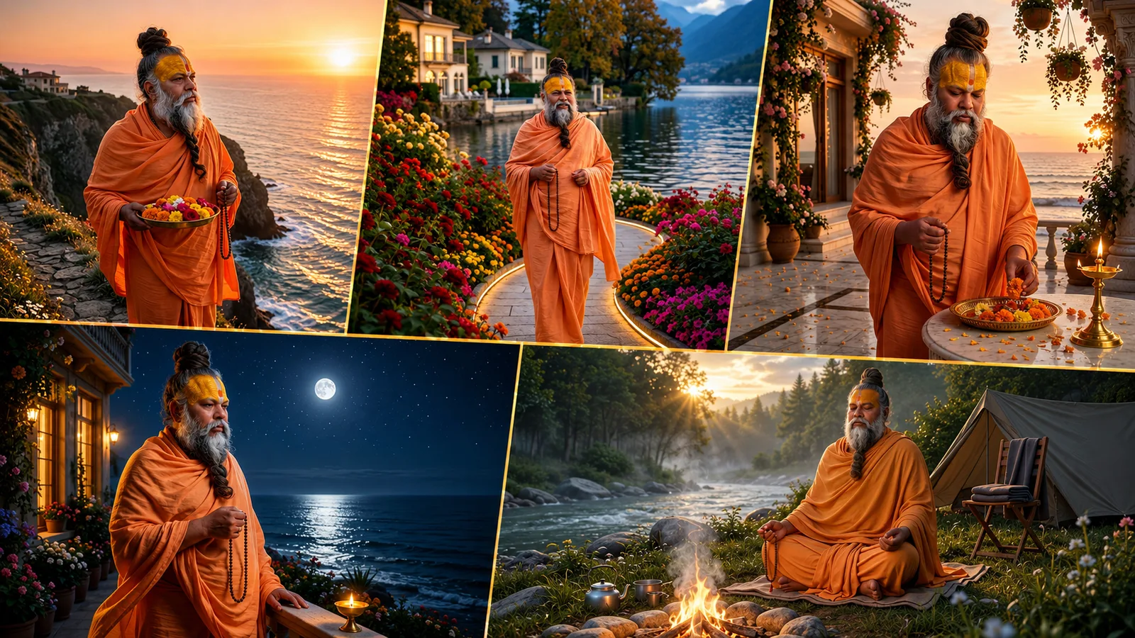 Premanand Ji Oceanfront Prompt