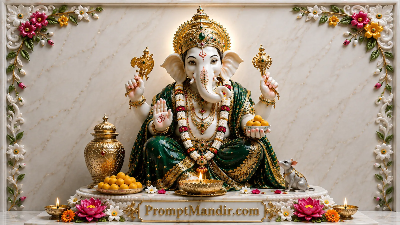 White Marble Deity