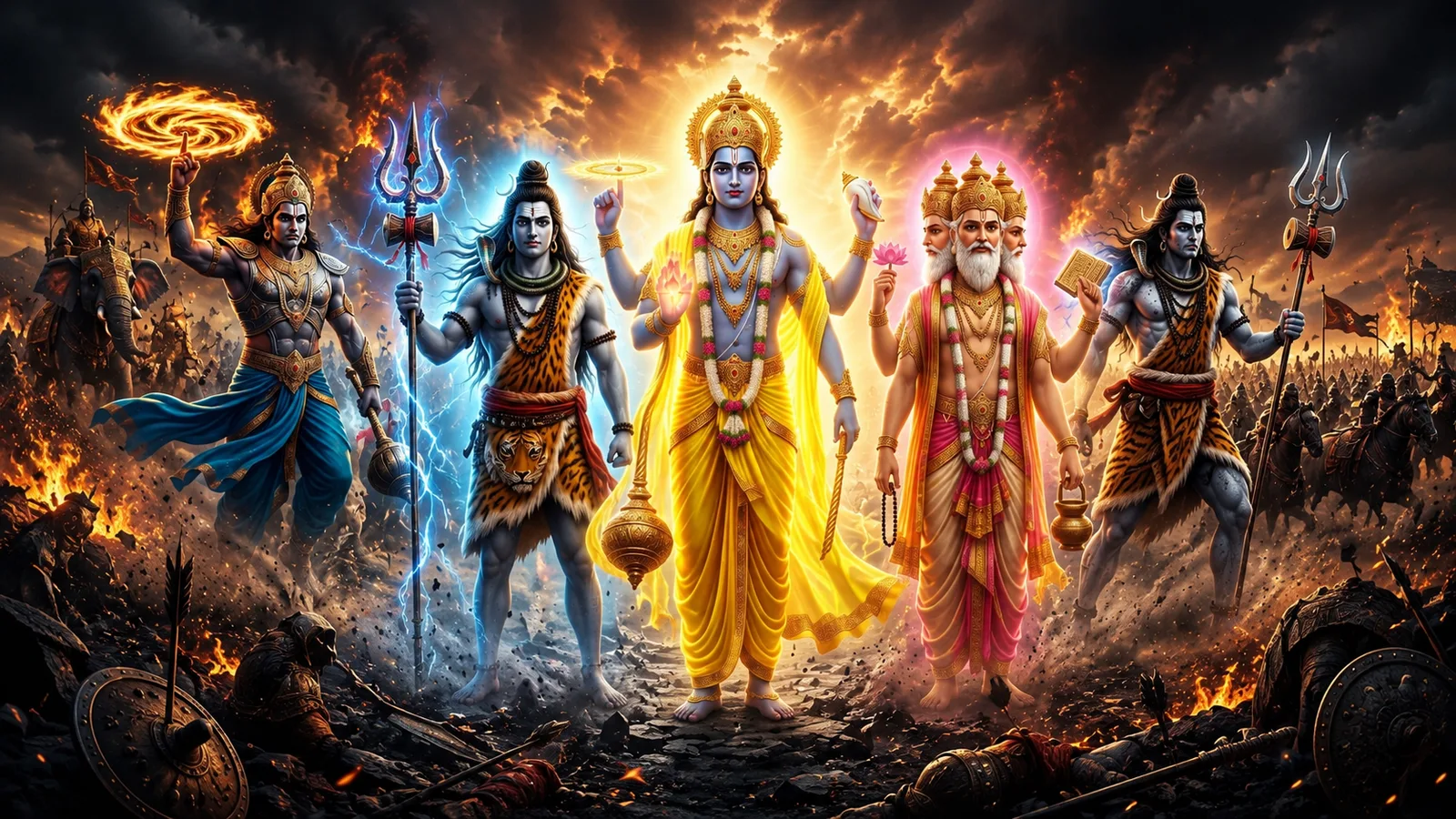 Trimurti Cosmic Battle