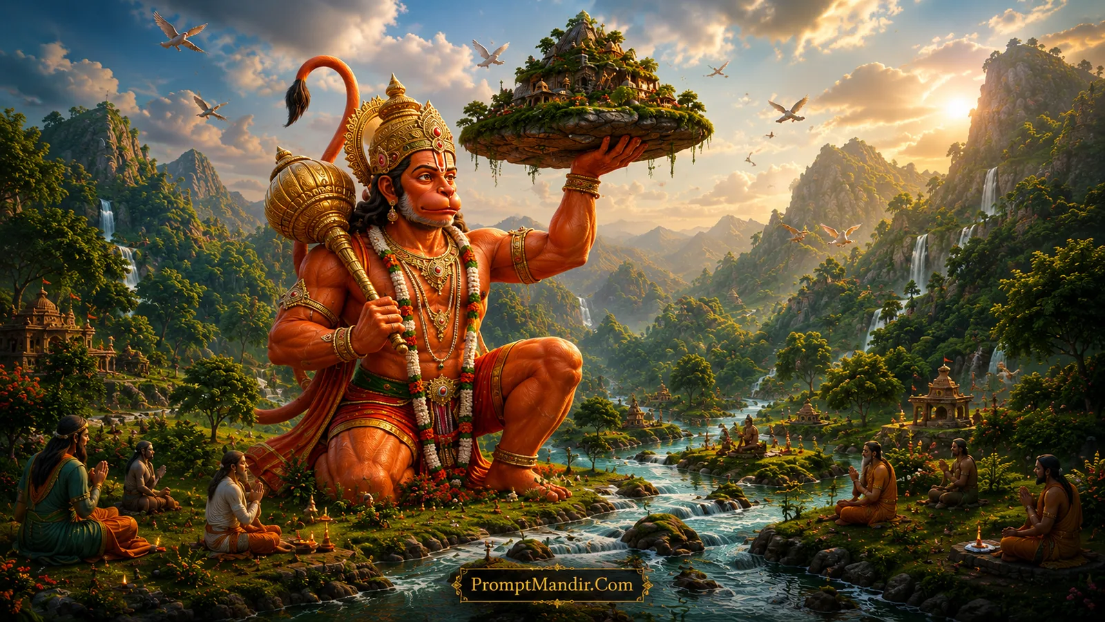 Hanuman Divine World Prompts