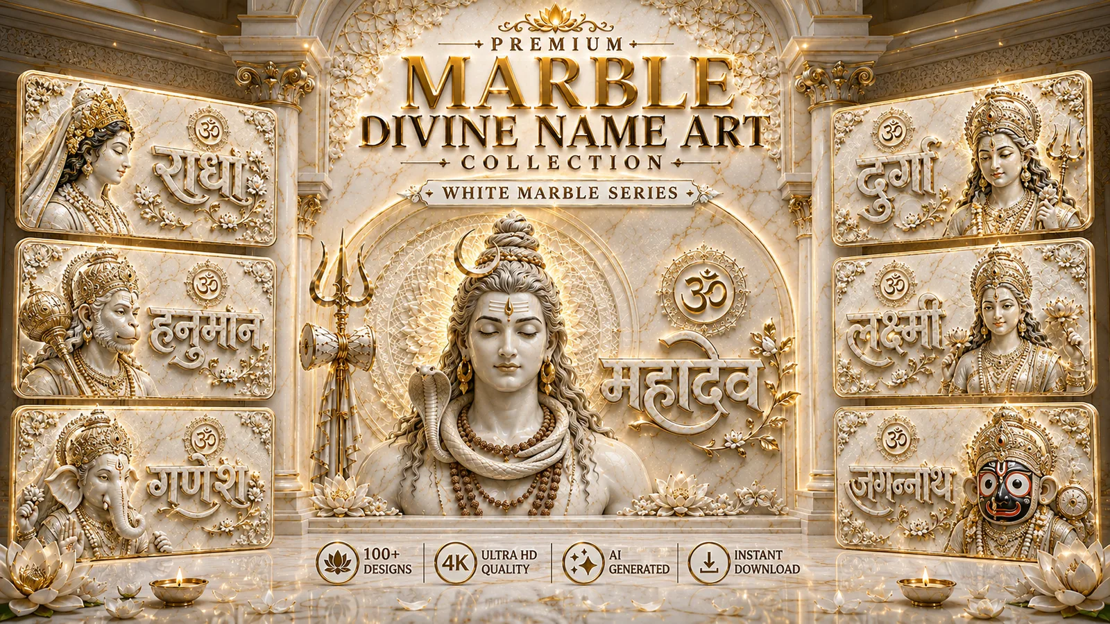 Marble Name Art Series