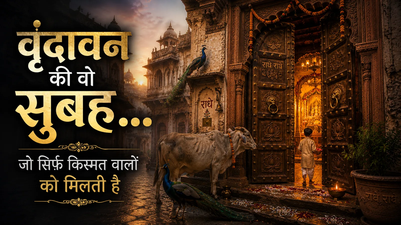 The Eternal Lanes of Vrindavan