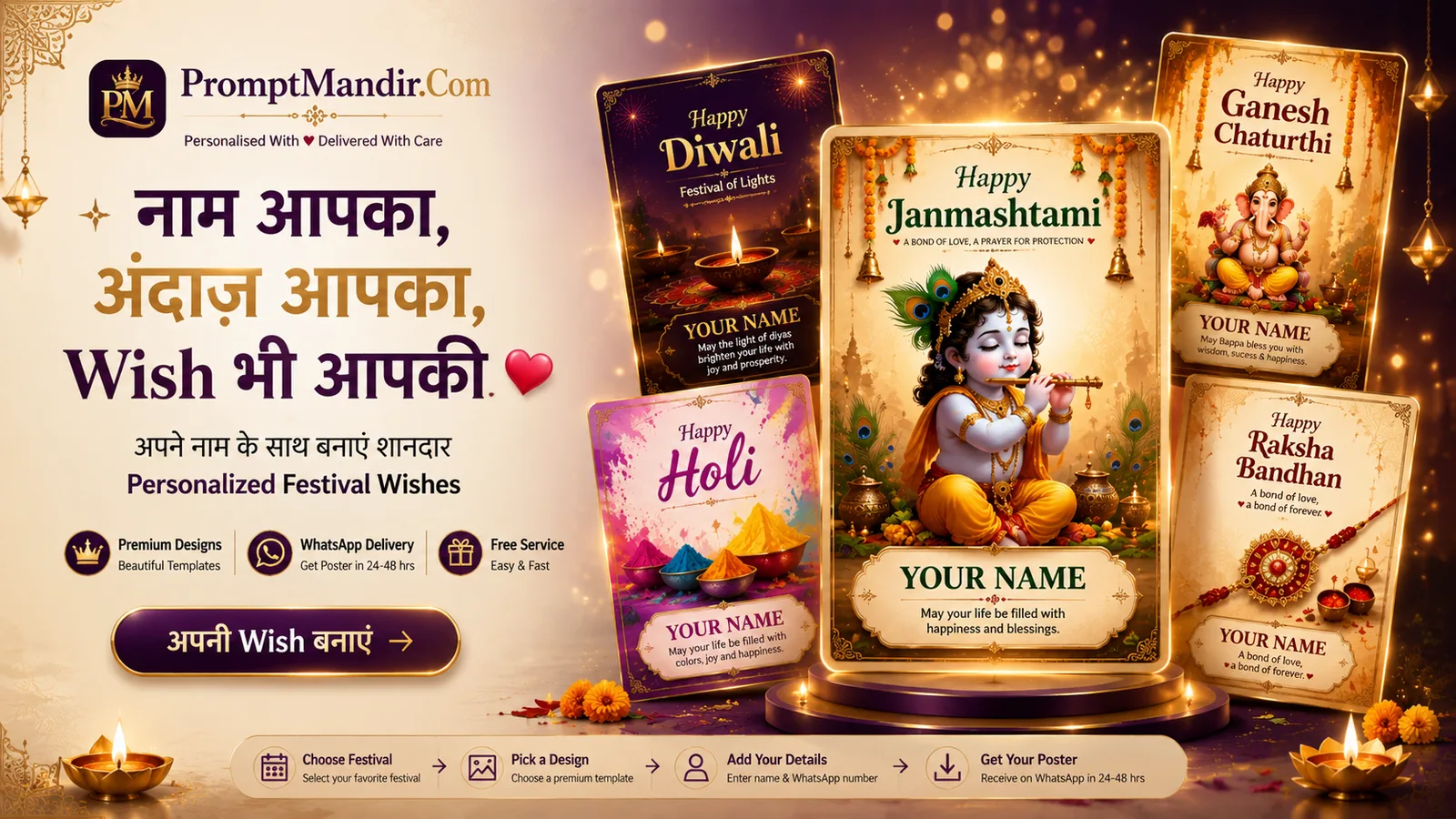 Personalized Festival Wishes