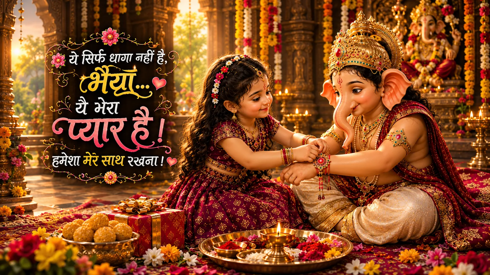 Ganesha Raksha Bandhan Wallpapers