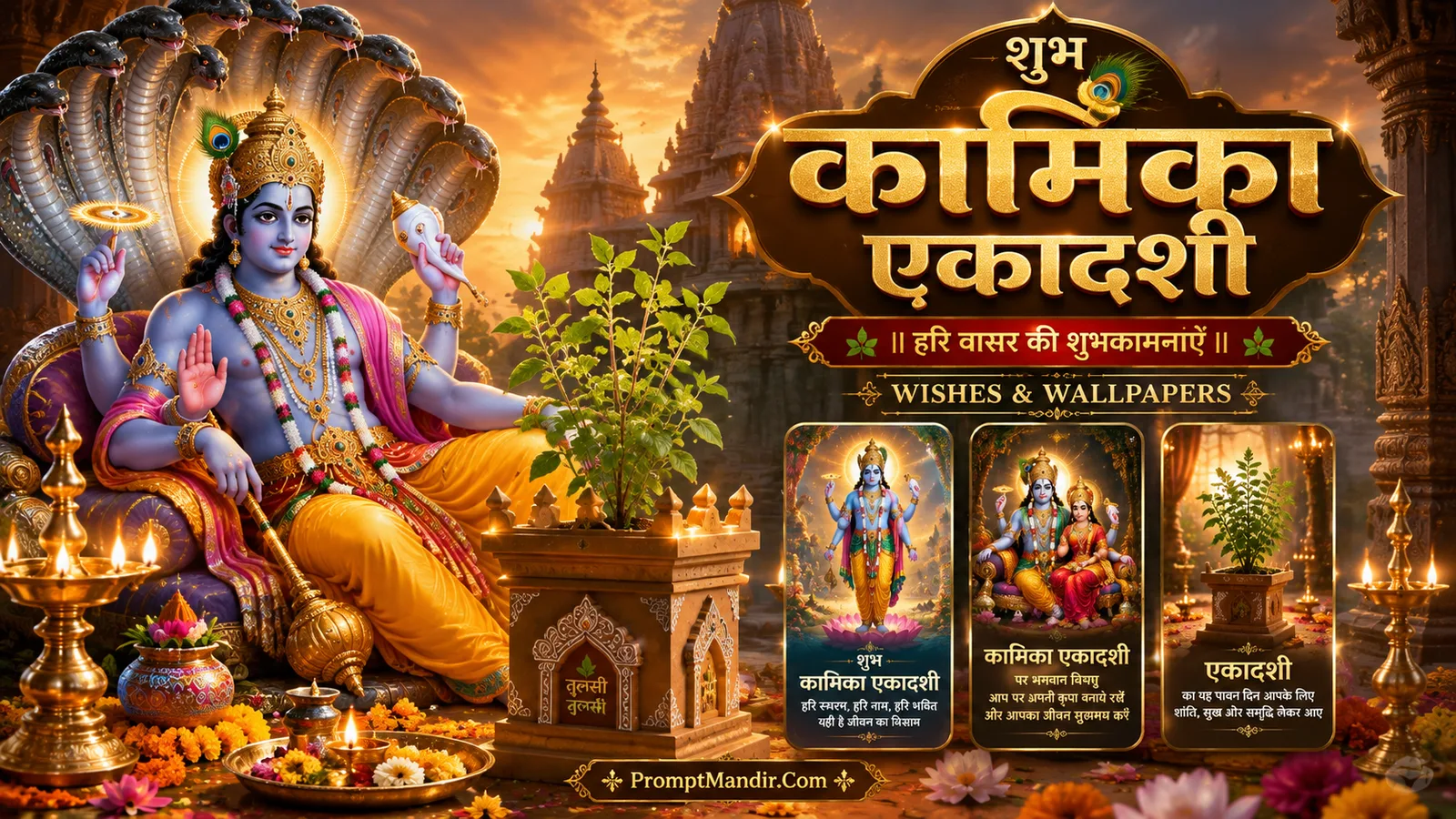 Kamika Ekadashi Wishes