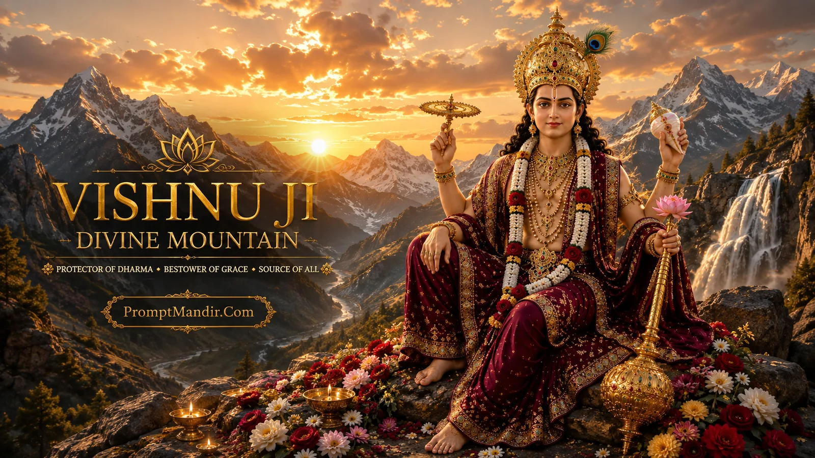 Vishnu Ji Divine Mountain